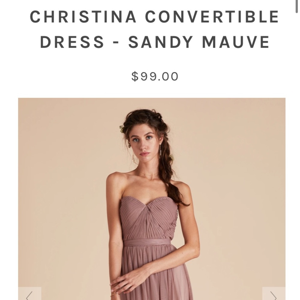 Christina Convertible Dress - Sandy Mauve